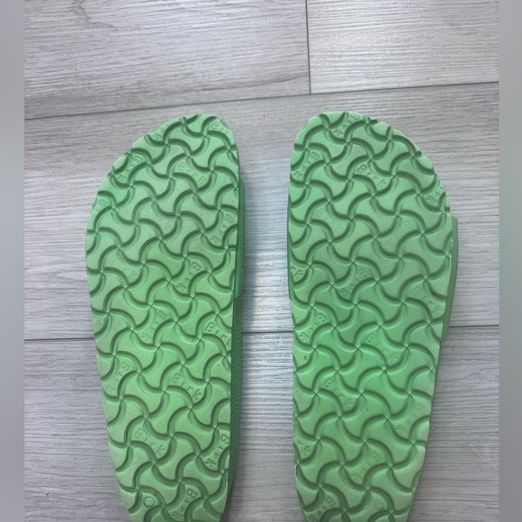 Birkenstock Madrid Eva Sandals Women Sz 9 / 39 Bright Green Brach Water Vacation - Picture 8 of 10